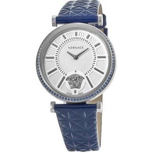 Versace Diamond Helix Blue Ladies Watch